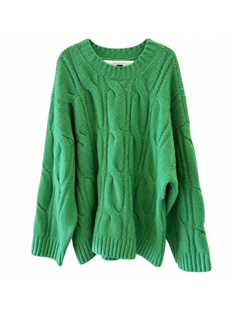 American Eagle Outfitters Green Cable Knit Sweater Size XXL
